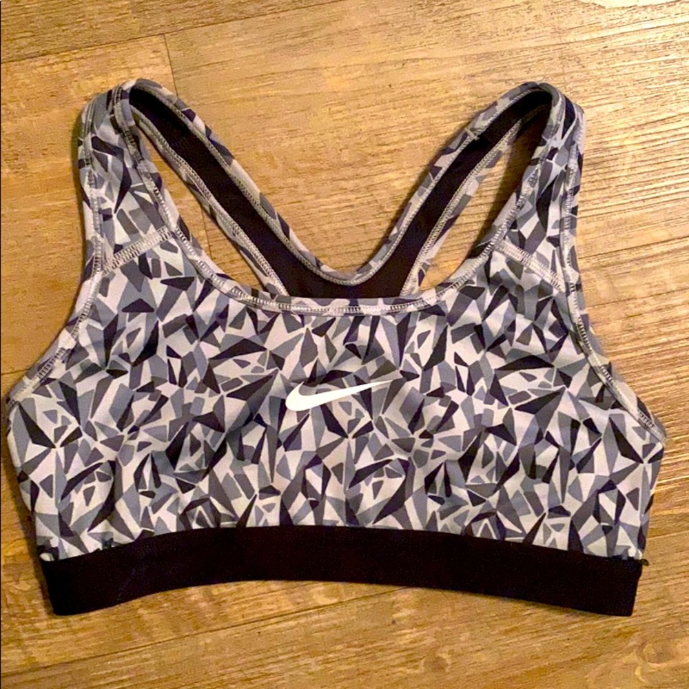 Nike geometric sports bra